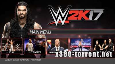 WWE 2K17 + DLC (FreeBoot) (ENG) Xbox 360