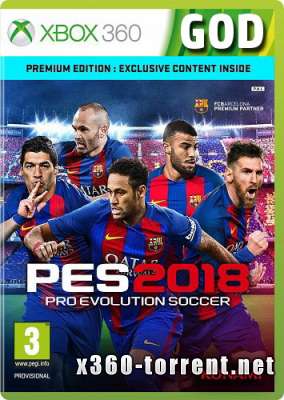 Pro Evolution Soccer 2018 / PES 2018 / . 2018 (FreeBoot) (RUS/ENG/MULTI7) Xbox 360